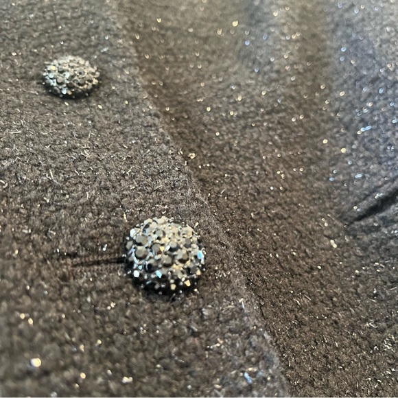 Talbots Blazer Jacket Tweed‎ Wool Classy Elegant Shimmer Sparkly Steampunk 6P - Picture 3 of 11